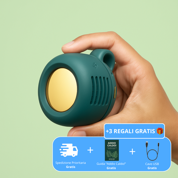 MicroVent™ - Mini Ventilatore Portatile